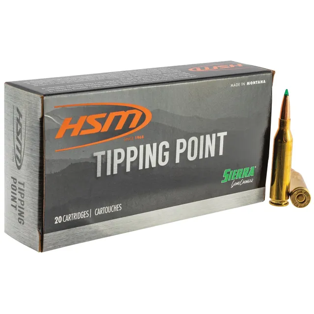 HSM Ammunition Super Shock Tip .308 Win 165 gr SST
