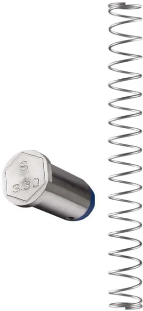Maxim Defense Industries AR-15 SCW Buffer and Spring - Standard - 3.3 oz. Silver/Blue