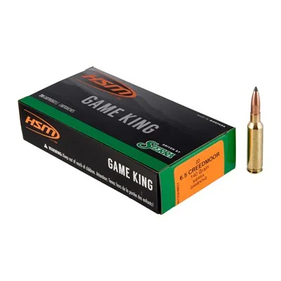 Game King 6.5 Creedmoor Ammo - 6.5mm Creedmoor 140gr Spitzer Boat Tail 20/Box