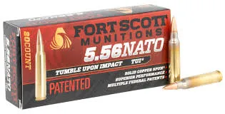 Fort Scott Munitions Tumble Upon Impact 5.56 55 gr Ammo SCS