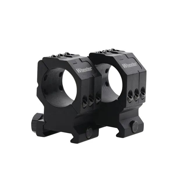 Wheeler 2-Piece Scope Ring 25.40mm Tube Medium 6061 Aluminum Alloy Picatinny Rail