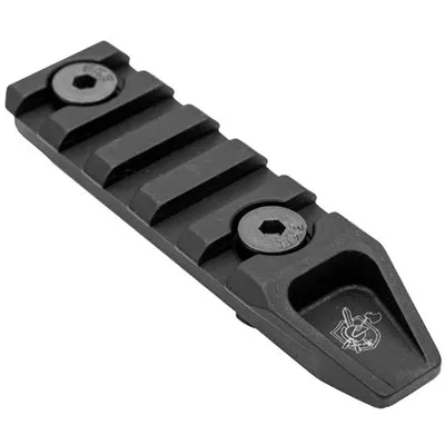 M-LOK Rail Section W/QD Socket 5-Slot Black