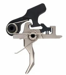 Rise Armament OPMOD HEX-C 2-Stage Trigger Curved 4.5 lb Black/Silver