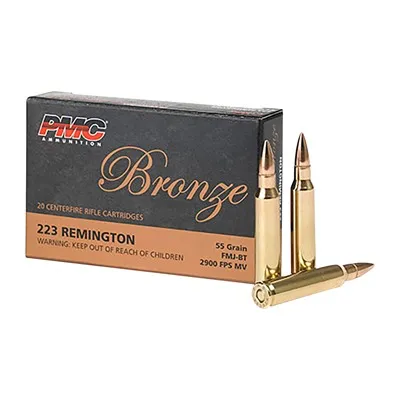 Boat Tail Bronze 223 Remington 55gr Full Metal Jacket 1,000/Case