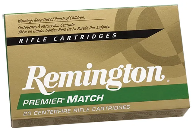 Remington Premier Match 69 gr Sierra MatchKing Boat Tail Hollow Point .223 Rem Ammo, 20/box