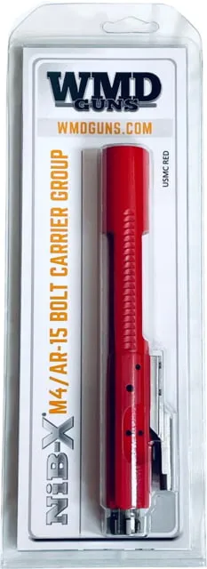 WMD Guns AR-15/M16/M4 Bolt Carrier Group BCG 5.56 NiB-X Firehouse Red
