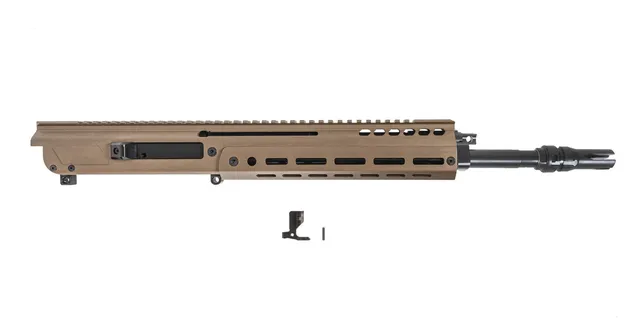 PSA JAKL Rifle Upper Assembly 13.7" 5.56 NATO 1:7 Nitride With Knurled CH, BCG, Bolt Catch & Roll Pin, FDE