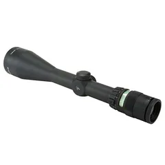 Accupoint Illuminated 2.5-10x56mm SFP Ill Mil-Dot Crosshair W/Green Dot Ret BLK