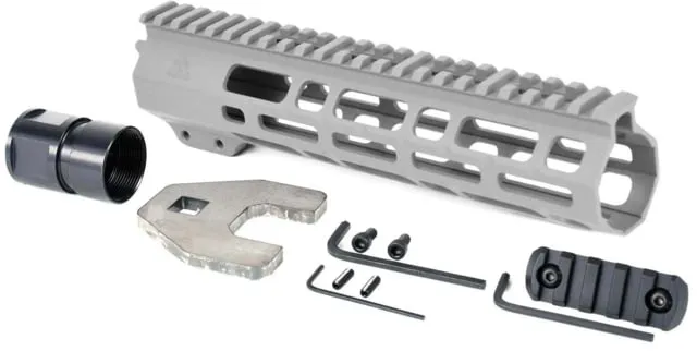 AT3 Tactical SPEAR M-LOK AR-15 Free Float Handguard 9in Length Titanium