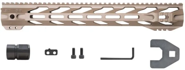 STNGR RPTR M-LOK Free Float Handguard AR15/M4 15in Cerakote Magpul FDE