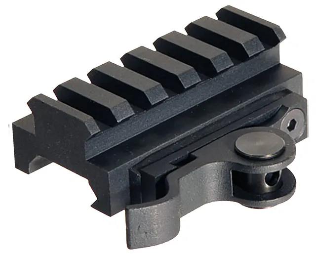 Aim Shot AR Aluminum 1-Piece Quick Release Picatinny Rail Mount, Black
