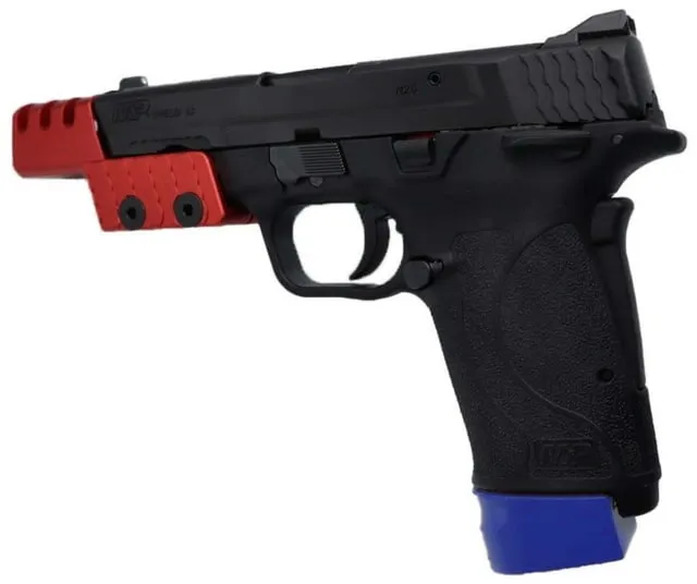 Anarchy Outdoors Smith & Wesson M&P Shield 9mm Grip Extension w/ Pinky Rest Blue
