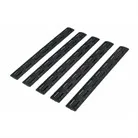 Rail Panel Kit 5-Pack M-LOK Rubber Black 5.5"