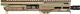 CMMG DISSENT Upper Receiver 9mm 6.5in 1-10 Twist 1/2x28 Thread Zeroed Linear Compensator Coyote Tan