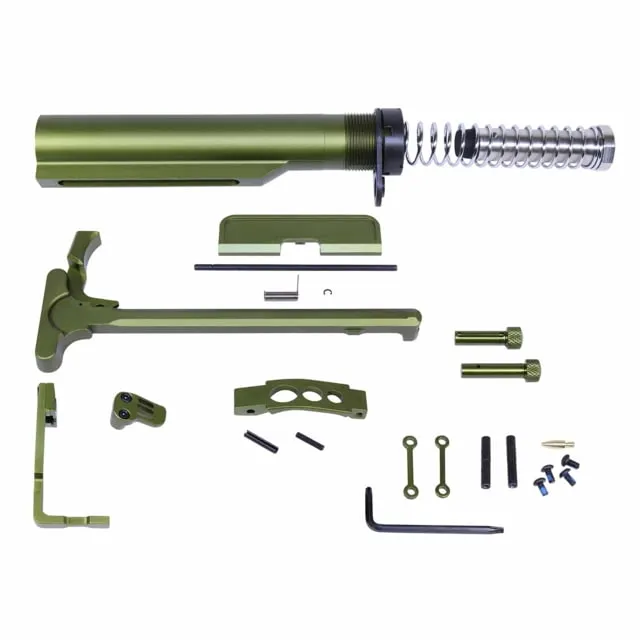 Guntec USA AR-15 Essentials Kit Anodized Green