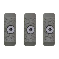 M-LOK Slate Grip Mini Panels 1-Slot OD Green 3-Pack