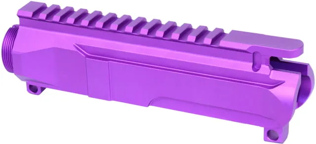 Guntec USA AR-15 5.56x45mm NATO Slabside Stripped Billet Upper Receiver Anodized Purple