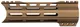 ABC RIFLE COMPANY Custom Hybrid Top Cut Super Slim AR-15 M-LOK Handguard 7in Bronze