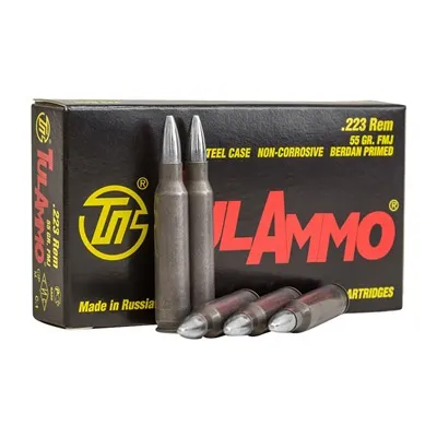 Steel Case 223 Remington 55gr Hollow Point 20/Box