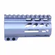 Guntec USA AirLok Series M-LOK Compression Free Floating Handguard w/Monolithic Top Rail 4in Grey