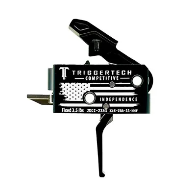 Independence Competitive Flat Trigger For AR-15 Black Flag