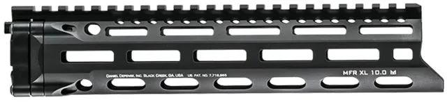 Daniel Defense 10in MFR XL Rail Systems w/ M-LOK attachments Black