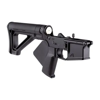 Featureless Comp Lower W/Magpul Fixed Car Stock For AR15 BLK