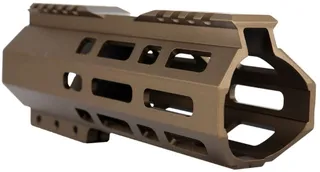 ABC RIFLE COMPANY Custom Hybrid Top Cut D-Front AR-10/DPMS LR-308 M-LOK Handguard 7in Bronze