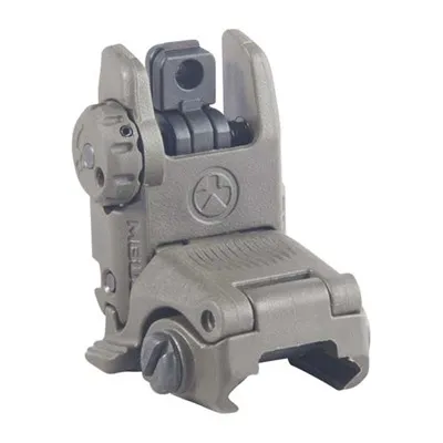 Tactical MBUS Rear Sight Flip-Up Polymer For AR-15 ODG