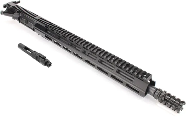 Tiger Rock AR-15 Complete Upper Receiver 5.56mm 24in 16in Barrel M4 Carbine 1x8 Twist 1/2x28 Thread Quad Rail 15in M-LOK Handguard Brake Nitride