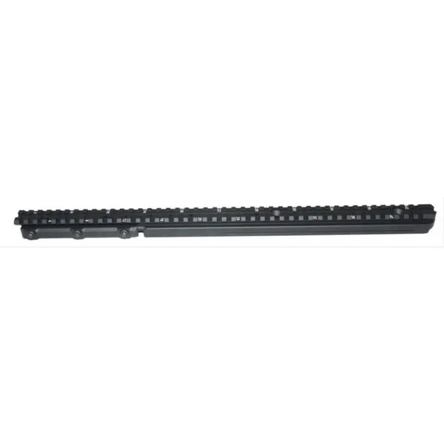 Precision Reflex AR-15 SPR Straight Top Rail for Gen II Round Rifle Length Forearms Black