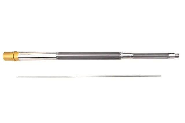 Rainier Arms Ultramatch MOD2 6.5 Creedmoor +2 Gas .875 Gas Block TiN Extension- 22" - Polished