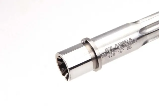 BSF Barrels 300BLK Pistol-Gas 1/8 Twist - 16" Black/Gray Fluted