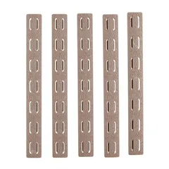Rail Panel Kit 5-Pack KeyMod Rubber Flat Dark Earth 5.5"