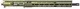 Aero Precision M4E1-T PRO CHF M4 5.56mm 16 inch Complete Upper Receiver Hanson Mid Length 1-7 Twist A2 Birdcage Anodized OD Green