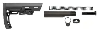TacFire 6-Position AR-15 Operator AR Collapsible Buttstock Kit Black
