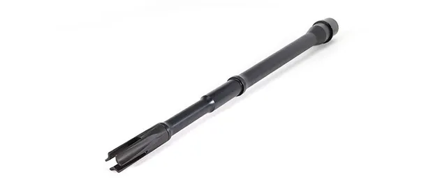 Faxon 14.5" Gunner Profile 5.56 NATO Barrel with Slim 3 Port Flash Hider - 15A58M14NGQ-PFH3