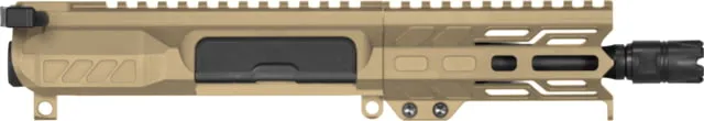 CMMG 5.7X28mm Banshee Upper Group Receiver 5in 1-9 Twist 1/2 X 28 TPI 13.8in Coyote Tan