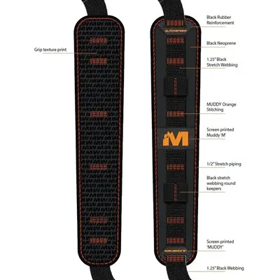 Summit Ridge Flexible Comfort Sling W/QD Black