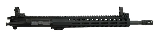 PSA 16" Pistol Length 300AAC Blackout 1/8 Nitride 13.5" M-LOK Upper- With BCG, CH, & MBUS Sight Set - 5165448135
