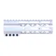 Guntec USA AIR-LOK Series AR-15 M-LOK Compression Free Floating Handguard w/ Monolithic Top Rail 6.75in Anodized Clear