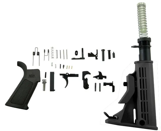 Enhanced / Overmolded Lower Build Kit - Black - 44311