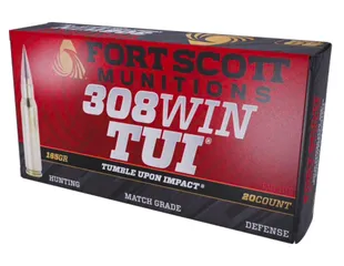 Fort Scott Munitions .308 Win. TUI 165GR SCS, 20rds