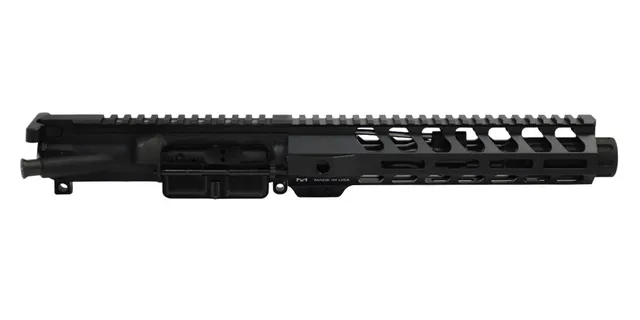 PSA 7" 5.56 NATO 1/7 Nitride 9" Lightweight M-LOK Freedom Upper w/ Fluted Flash Can, BCG, & CH