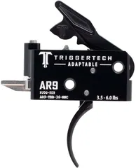 Triggertech AR-9 Adaptable Trigger Curved 3.5-6 lbs. Black