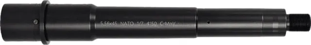 Lead & Steel AR-15 5.56mm Threaded AR Barrel 5in Medium Micro Length 1-5 Twist 1/2x28 Nitride Black
