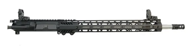 PSA 18" Rifle Length .223 Wylde 1/7 Stainless Steel 15" M-lok Upper With BCG, CH, & MBUS Sight Set