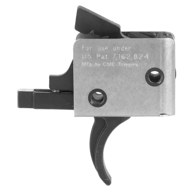 CMC Match Curved Single Stage AR-15 Trigger, Black