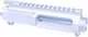 Guntec USA AR-15 5.56x45mm NATO Slabside Stripped Billet Upper Receiver Anodized Clear