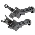 AR-15 Combat Rifle Offset Sight Set Black